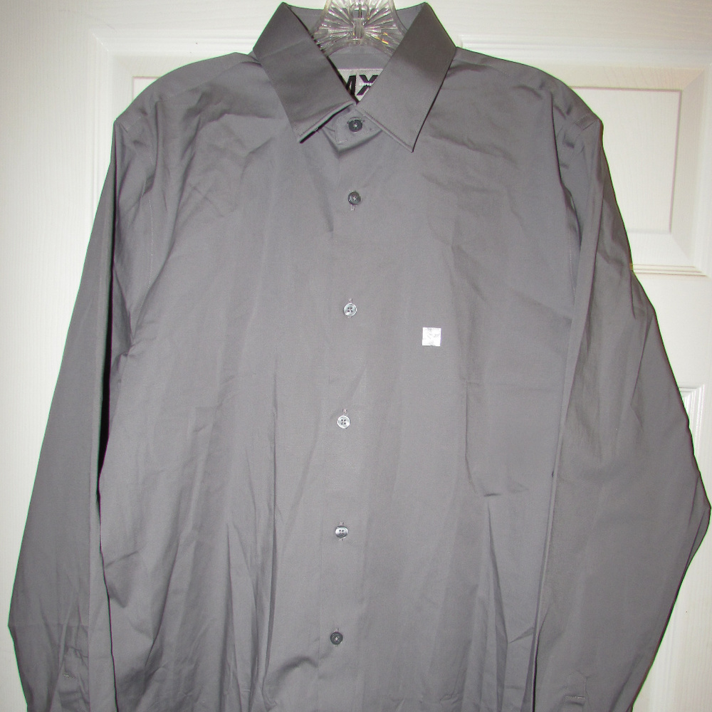 1MX EXPRESS Mens Button Up Shirt Large NEW NWT